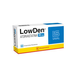 LowDen (B) Atorvastatina 10mg 60 Comprimidos Recubiertos