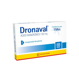 Dronaval (B) ícido Ibandrónico 150mg 1 Comprimido Recubierto