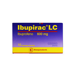 Ibupirac LC (B) Ibuprofeno 600mg 10 Cápsulas Blandas