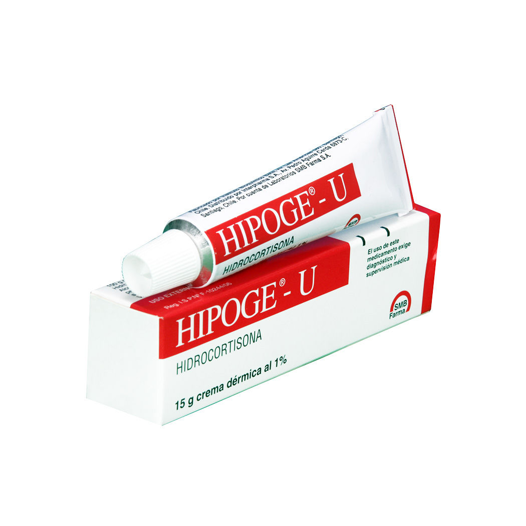 Hipoge-U Hidrocortisona 1% Crema Tópica 15g