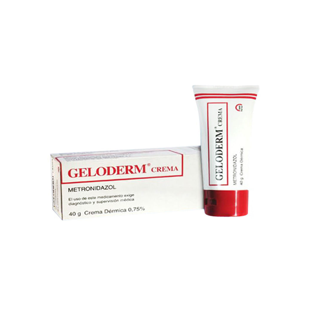 Geloderm Metronidazol 0.75% Crema Tópica 40g