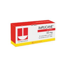 Implicane (B) Sertralina 50mg 30 Comprimidos Recubiertos