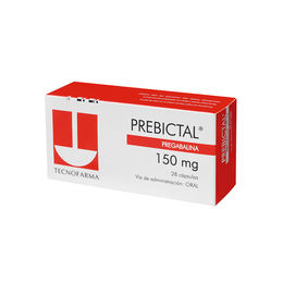 Prebictal (B) Pregabalina 150mg 28 Cápsulas