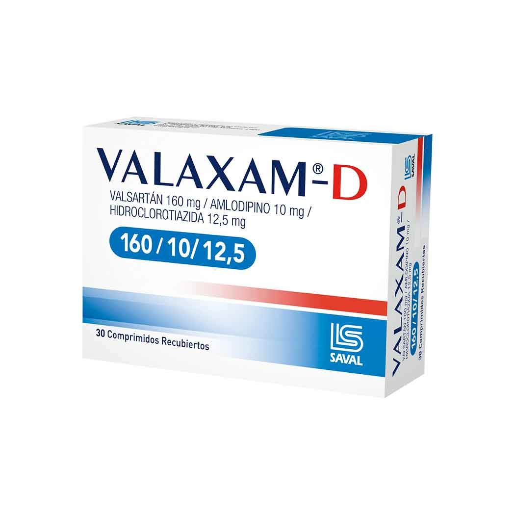 Valaxam-D Valsartan 160/10/12.5 30 Comprimidos Recubiertos