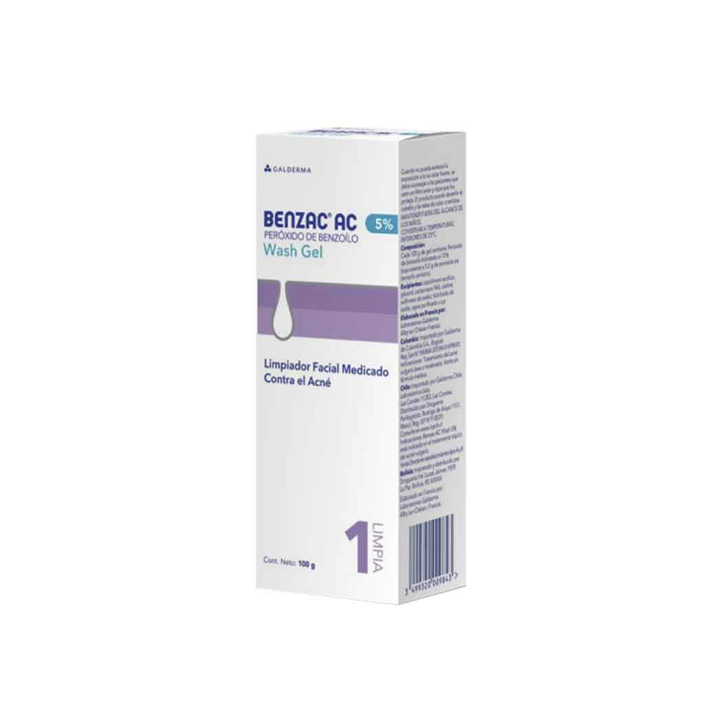 Benza AC Peróxido de Benzoí­lo 5% Wash Gel 100g