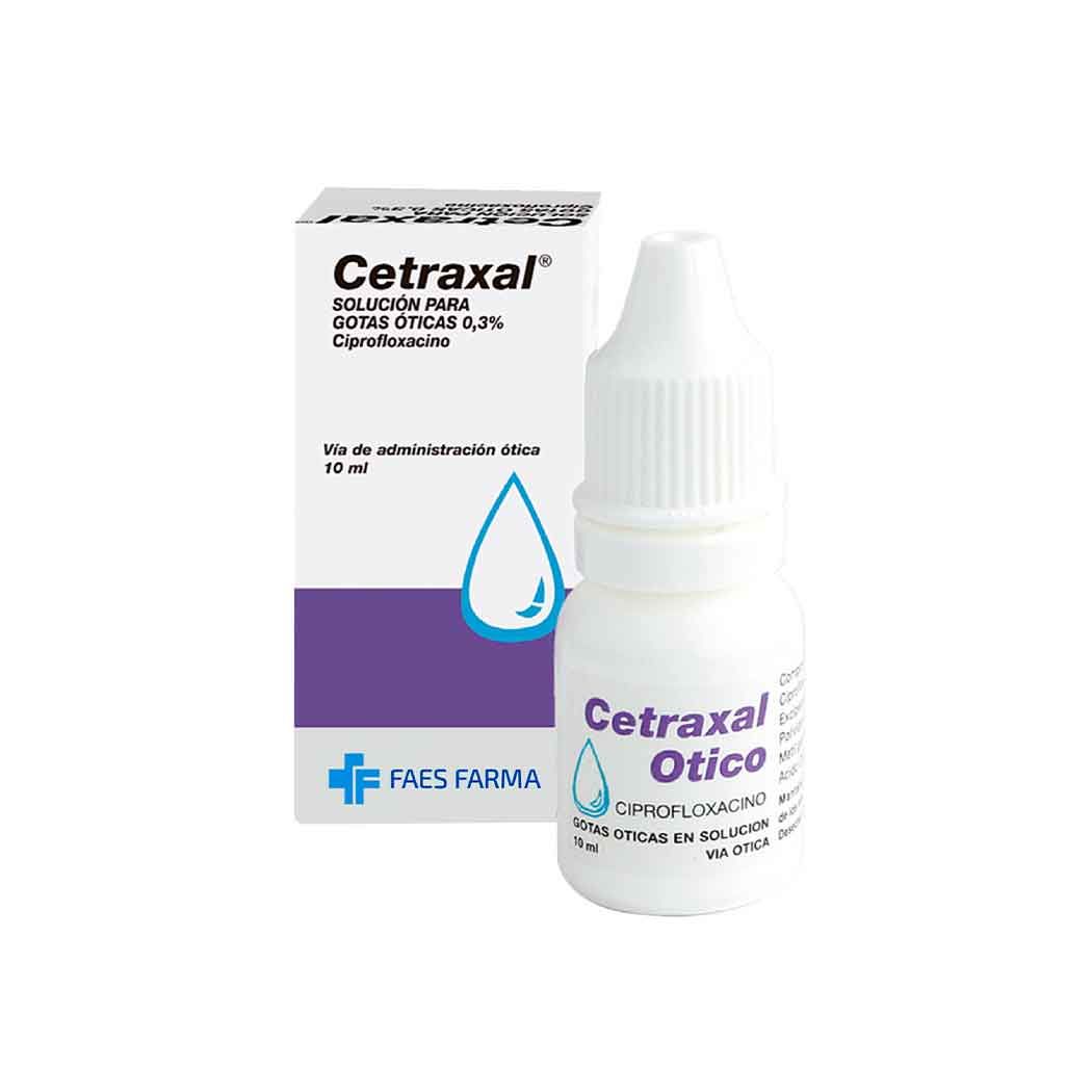 Cetraxal (B) Ciprofloxacino 0.3% Solución í“tica 10ml