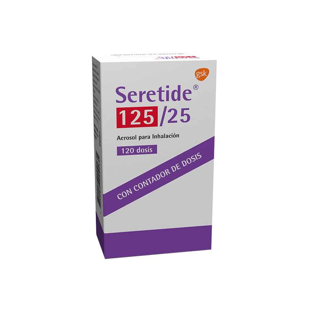 Seretide LF 125/25 Fluticasona / Salmeterol Inhalacion 120 Dosis