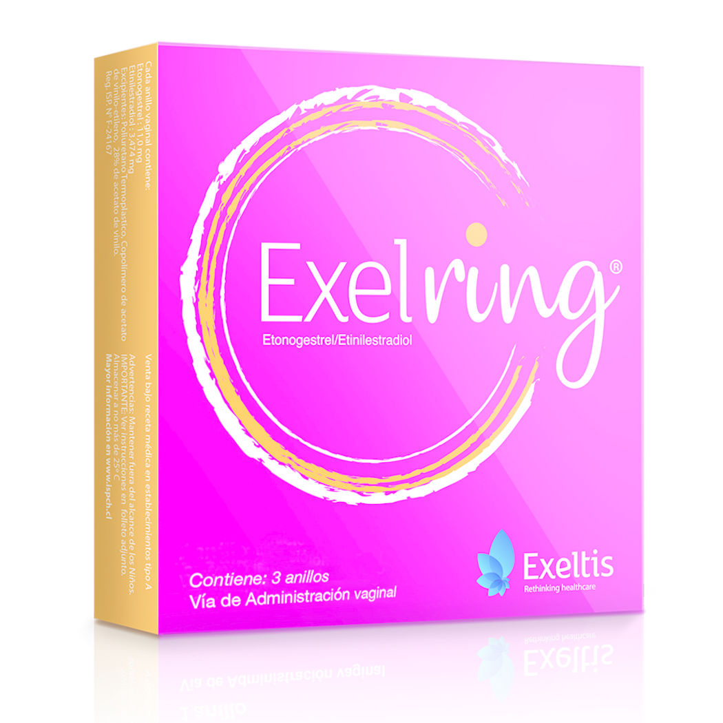 Exelring Etonogestrel / Etinilestradiol Anillo Vaginal 3 Anillos