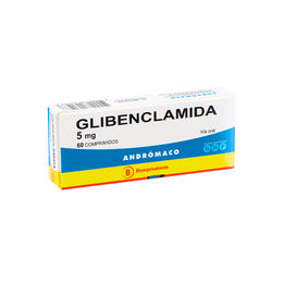Glibenclamida (B) 5mg 60 Comprimidos