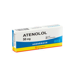 Atenolol (B) 50mg 20 Comprimidos
