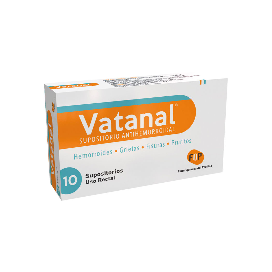 Vatanal Supositorios 10 Unidades