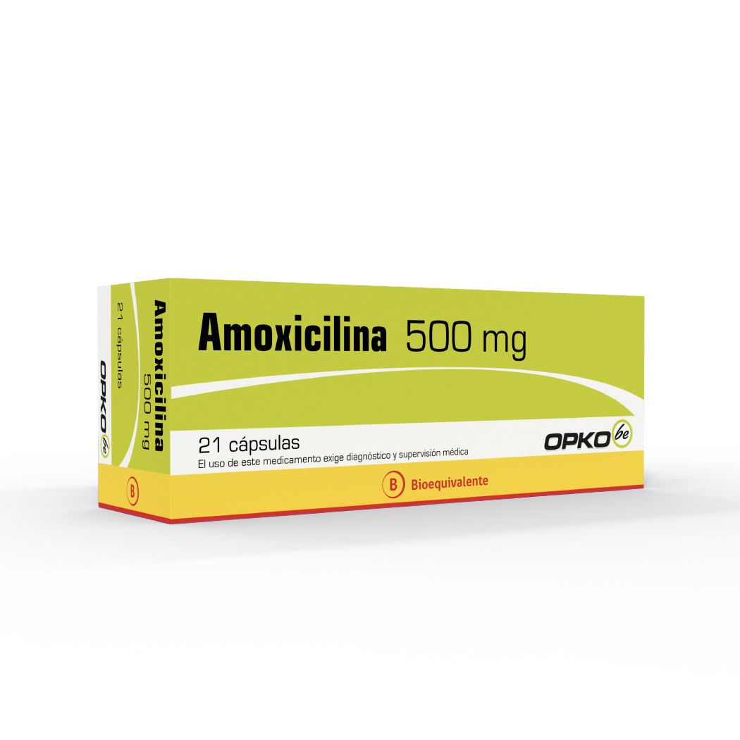Amoxicilina (B) 500mg 21 Cápsulas