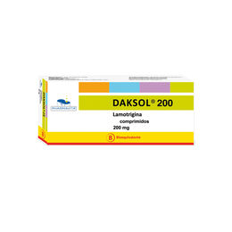 Daksol (B) Lamotrigina 200mg 28 Comprimidos