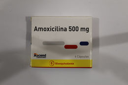Amoxicilina (B) 500mg 6 Capsulas