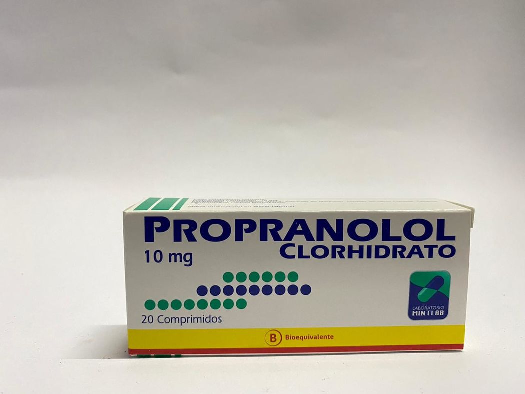 Propranolol 10mg 20 Comprimidos