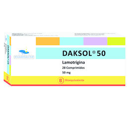 Daksol (B) Lamotrigina 50mg 28 Comprimidos