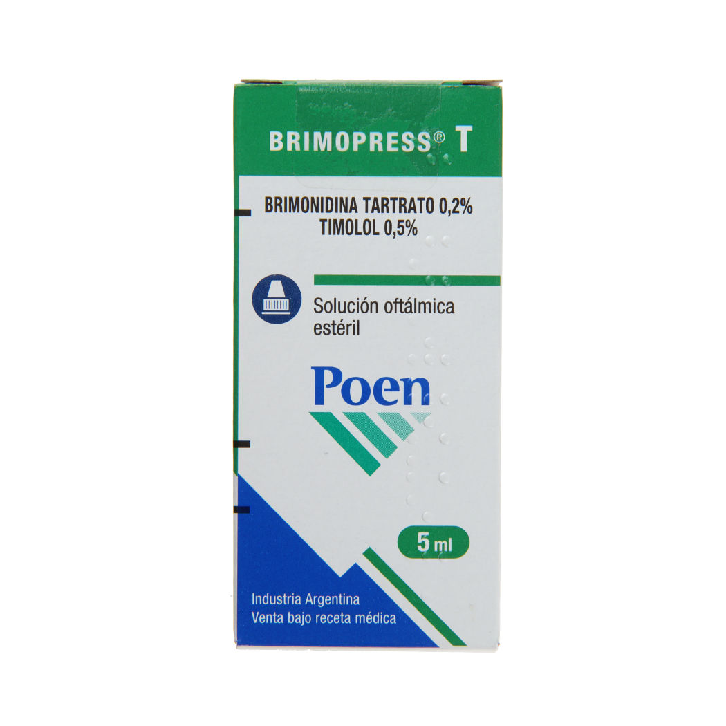 Brimopress T Brimonidina / Timolol Solución Oftálmica 5ml