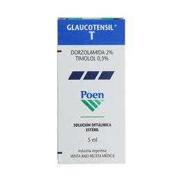 Glaucotensil T (B) Dorzolamida / Timolol Solución Oftálmica 5ml