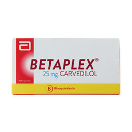 Betaplex Carvedilol 25 mg 30 Comprimidos