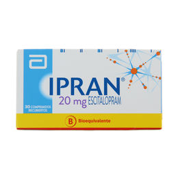 Ipran (B) Escitalopram 20mg 30 Comprimidos Recubiertos