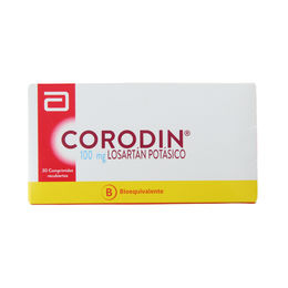 Corodin Losartan Potasico 100 mg 30 Comprimidos