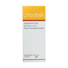 Ursofalk ícido Ursodesoxicólico 250mg/5ml Jarabe 250ml