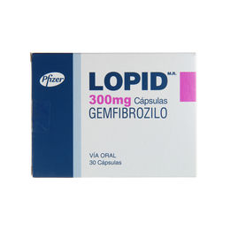 Lopid 300 Mg. 30 Cápsulas