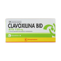 Clavoxicilina Bid (B) 20Com. Rec.