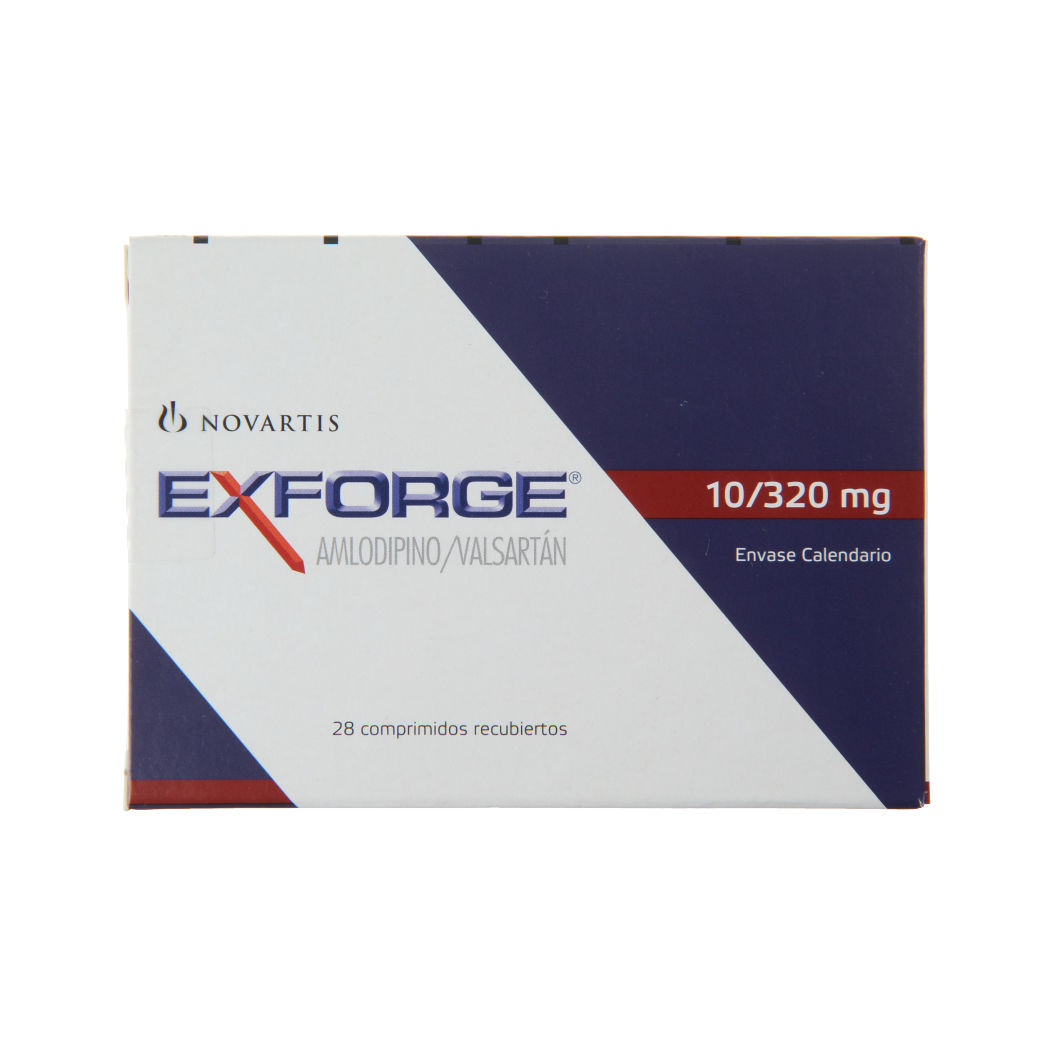 Exforge Valsartan 10mg/320mg 28 Comprimidos Recubiertos