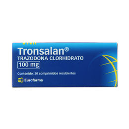 Tronsalan Trazodona 100mg 20 Comprimidos Recubiertos
