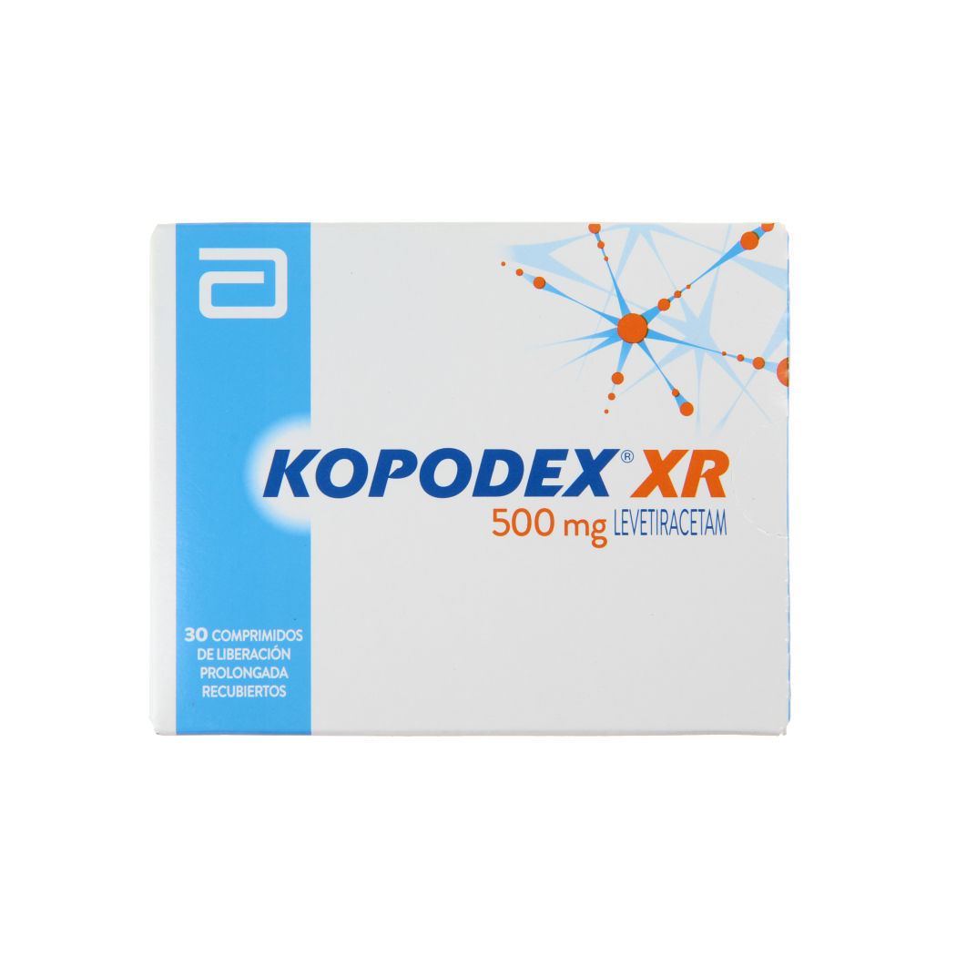 Kopodex XR Levetiracetam 500mg 30 Comprimidos Prolongados