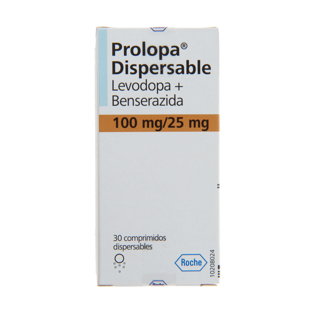 Prolopa Benserazida / Levodopa 25/100 30 Comprimidos