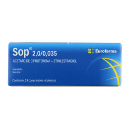 Sop (B) Ciproterona / Etinilestradiol 21 Comprimidos Recubiertos