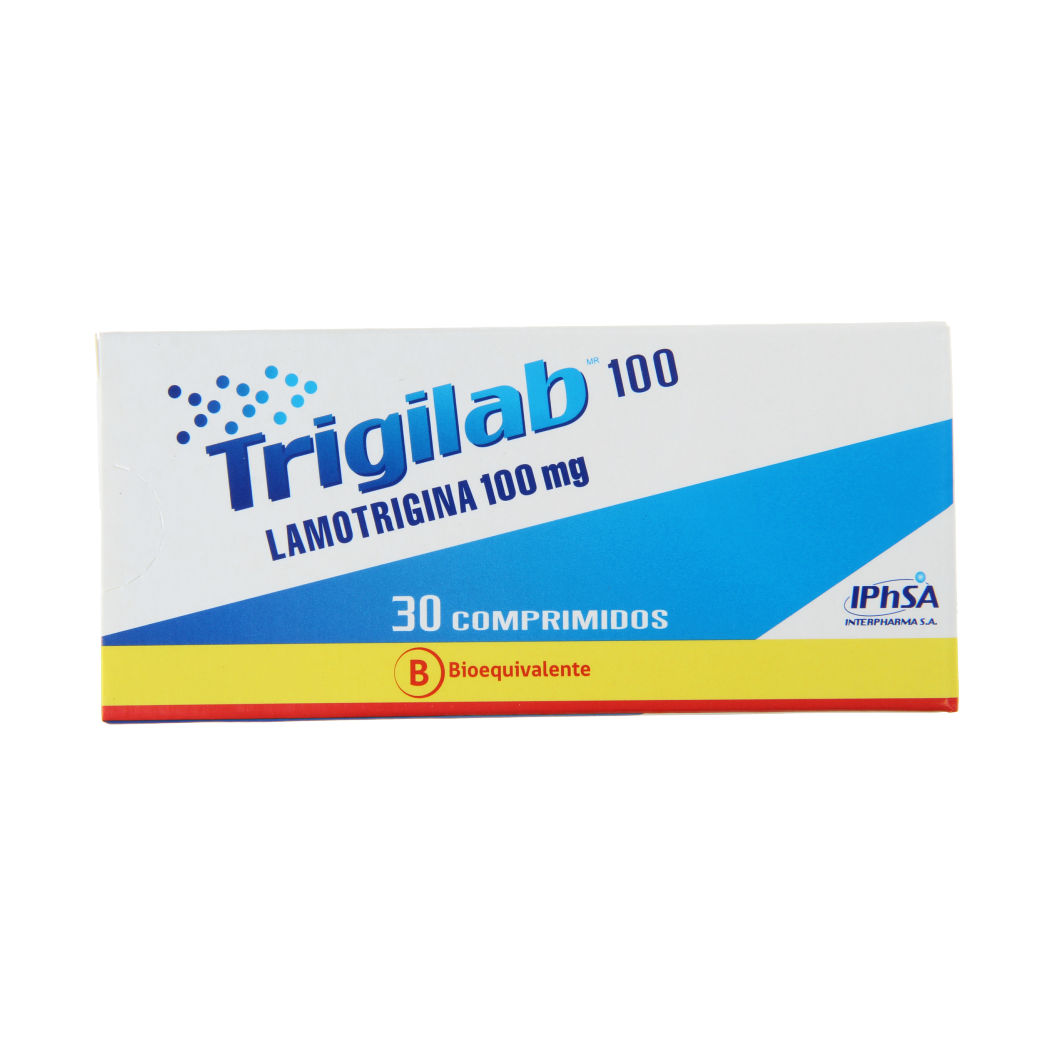 Trigilab (B) Lamotrigina 100mg 30 Comprimidos
