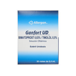 Ganfort UD (B) Bimatoprost / Timolol Solución Oftálmica 30 Viales