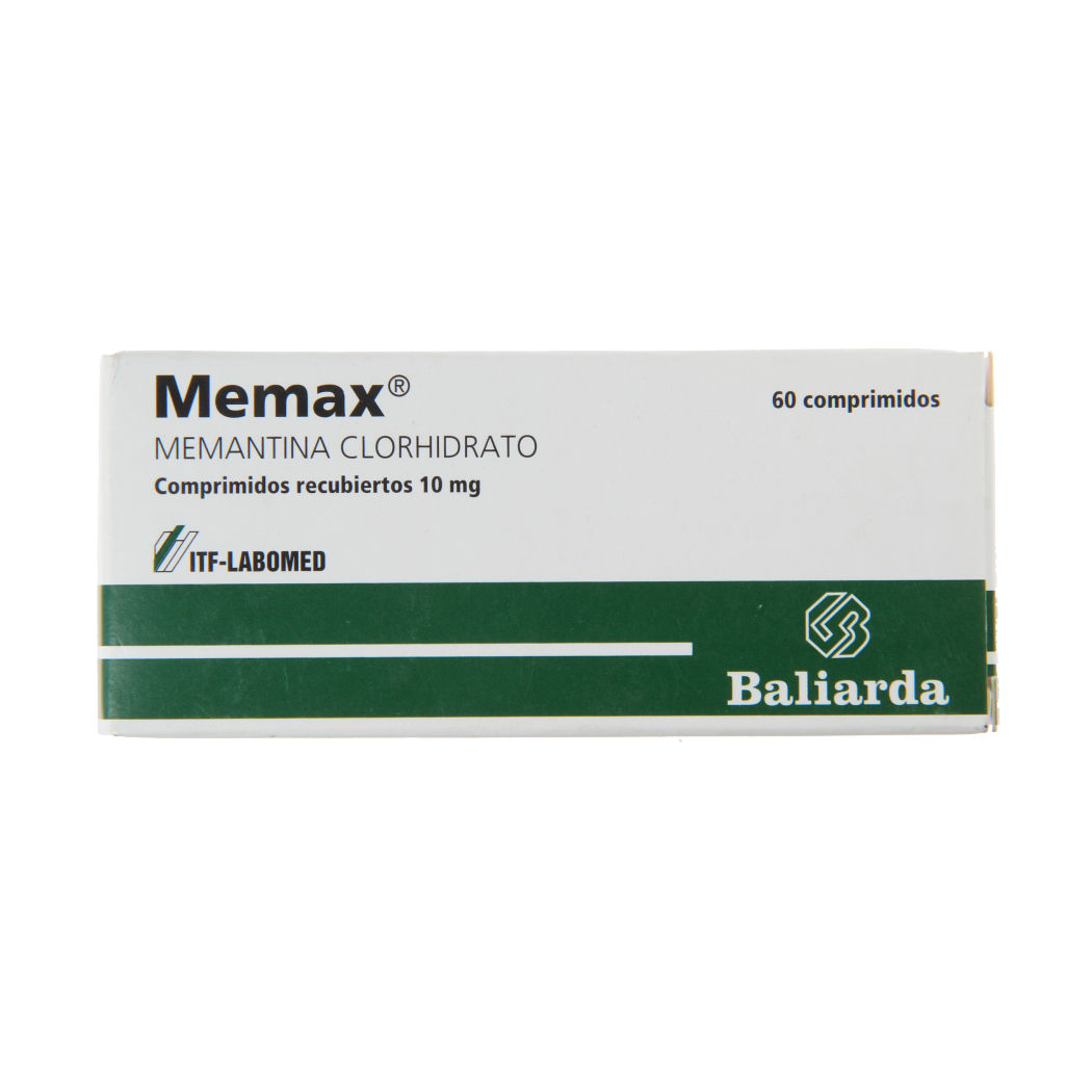 Memax Memantina 10mg 60 Comprimidos Recubiertos