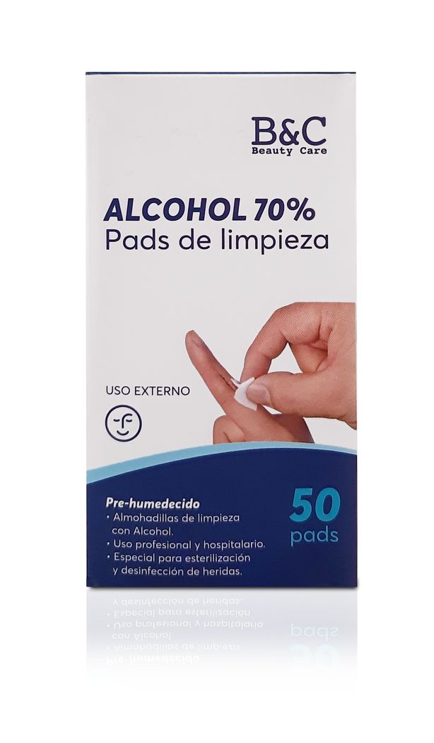 Alcohol 70% Pads De Limpieza