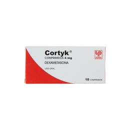 Cortyk Dexametasona 4 mg 10 Comprimidos
