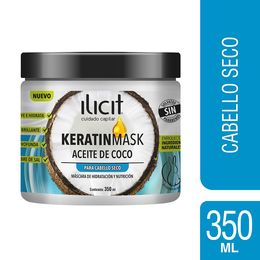 Crema de Tratamiento Ilicit Keratinmask Coco 350ml