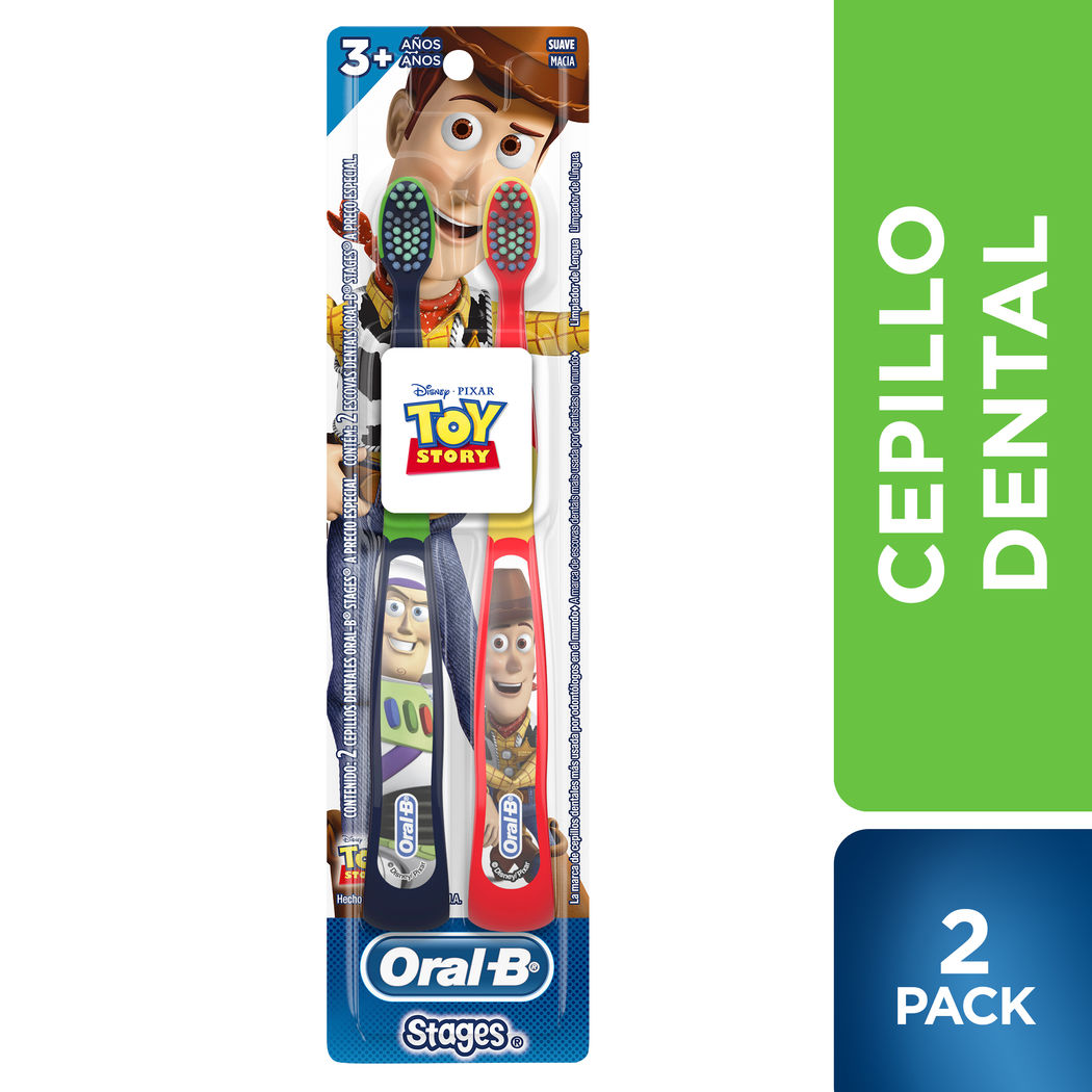 Cepillos Dentales Oral-B Stages, 2 Unidades