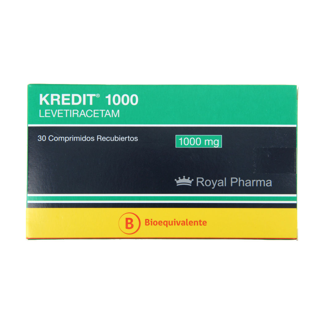 Kredit (B) Levetiracetam 1000mg 30 Comprimidos Recubiertos