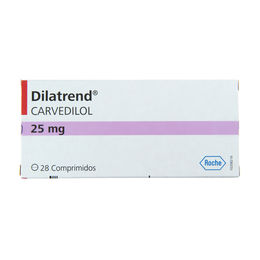 Dilatrend (R) Carvedilol 25mg 28 Comprimidos