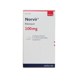Norvir (R) Ritonavir 100mg 30 Comprimidos Recubiertos