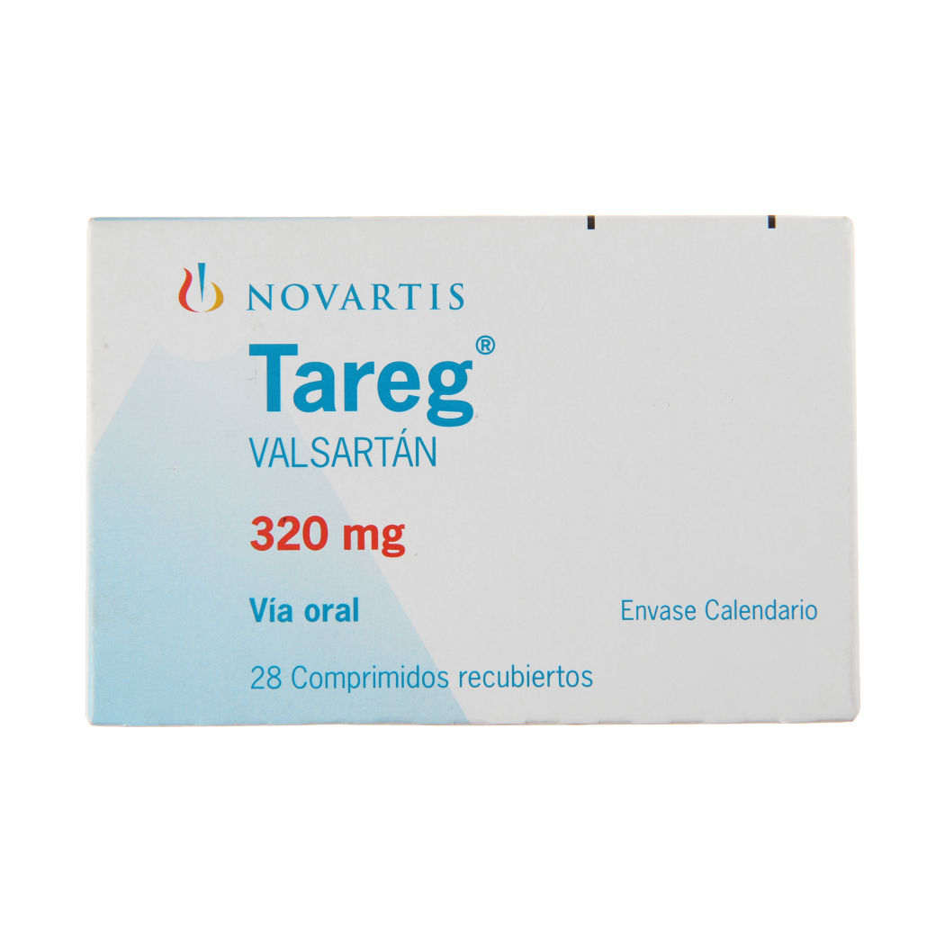 Tareg (R) Valsartán 320mg 28 Comprimidos Recubiertos