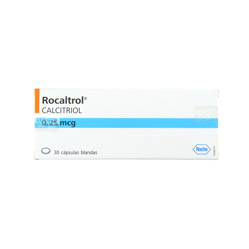 Rocaltrol Calcitriol 0.25mcg 30 Cápsulas Blandas
