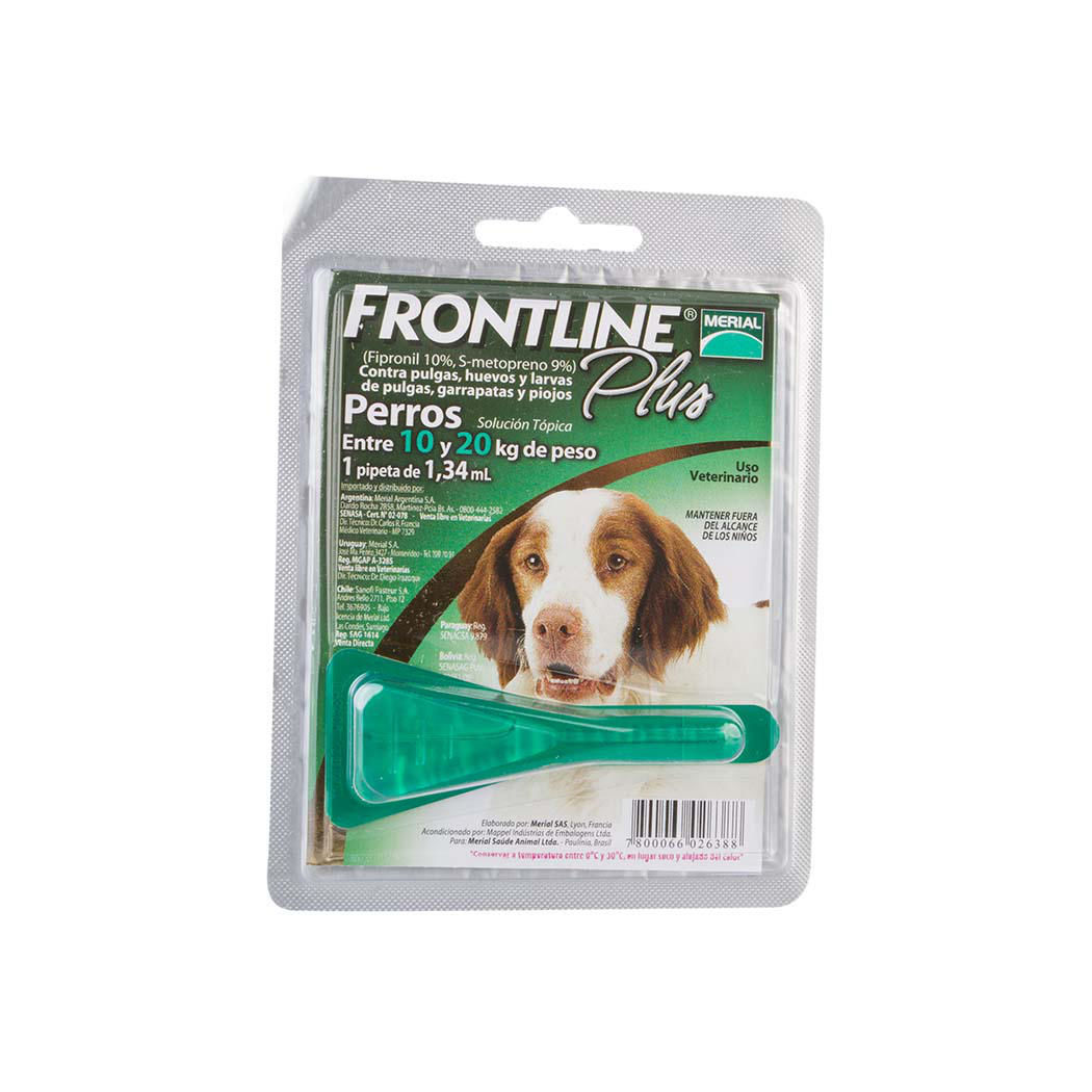Antiparasitario Perros 10 a 20kg Frontline 1 Unidad