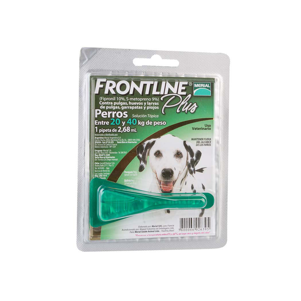 Antiparasitario Para Perros Frontline 20 a 40kg