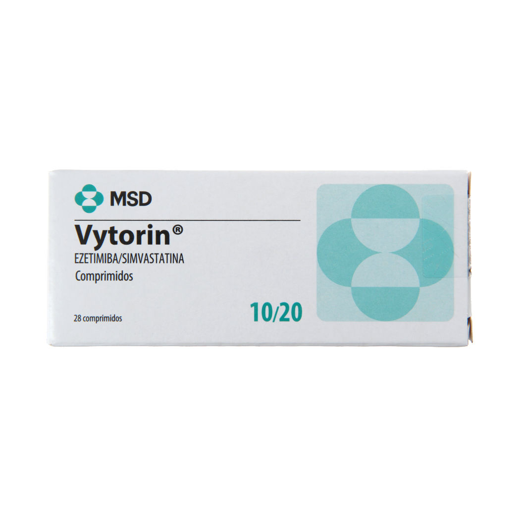 Vytorin 10/20 Ezetimiba / Simvastatina 28 Comprimidos