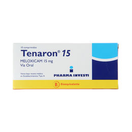 Tenaron (B) Meloxicam 15mg 10 Comprimidos