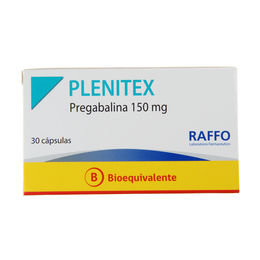 Plenitex (B) Pregabalina 150mg 30 Cápsulas